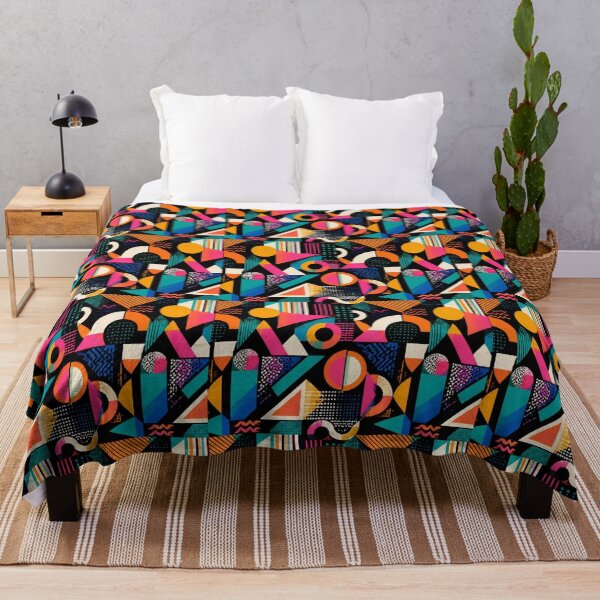 Item preview, Retro Memphis Geometric Pattern | Bold 80s Abstract Seamless Design designed and sold by My Gluten Free Life UK.