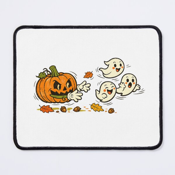 Item preview, Pumpkin Chasing Ghosts Vintage Halloween designed and sold by SOUFIANE1991.