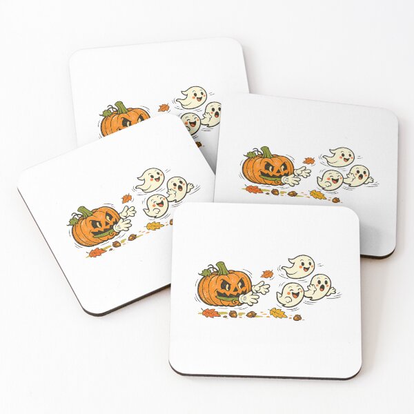 Item preview, Pumpkin Chasing Ghosts Vintage Halloween designed and sold by SOUFIANE1991.