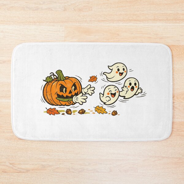 Item preview, Pumpkin Chasing Ghosts Vintage Halloween designed and sold by SOUFIANE1991.