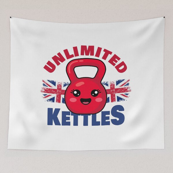 Item preview, Unlimited Kettles British Flag Kettlebell Fitness Workout designed and sold by chaaval.