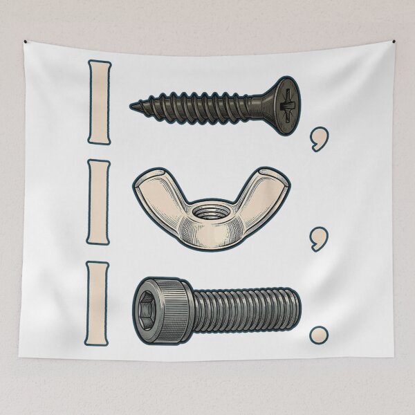 Item preview, Funny Hardware Mechanic Pun I Screw I Nut I Bolt DIY Handyman designed and sold by PhocoNibict.