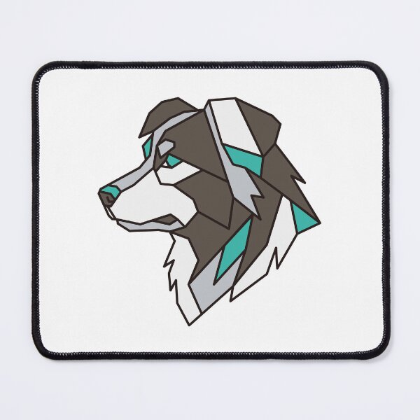 Item preview, Geometric Australian Shepherd Dog designed and sold by AnimalsKnowAll.