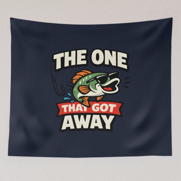 Item preview, The One That Got Away – Funny Fish Sunglasses Fishing Humor Retro Gift designed and sold by Artycom.