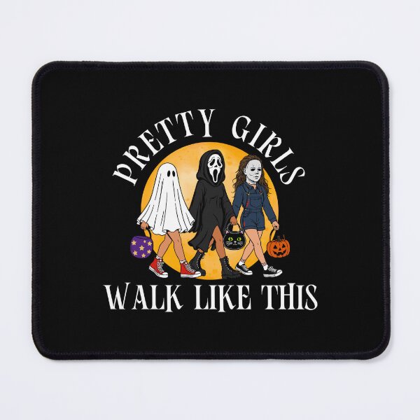 Item preview, Pretty Girls Walk Like This Halloween Horror Characters designed and sold by LunarDesignzz.