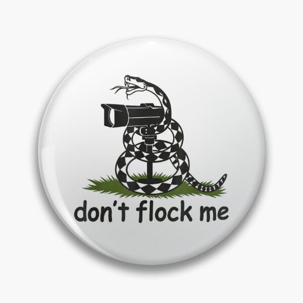 Item preview, Dont Flock Me Snake Anti Surveillance Camera Privacy Rights Patriotic Parody designed and sold by NgumohaLanke.