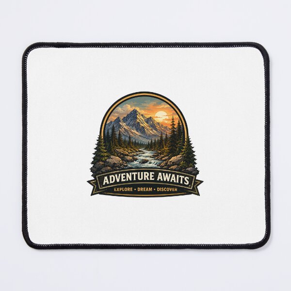 Item preview, Vintage mountain landscape logo designed and sold by EverydayGhosts.