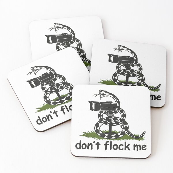 Item preview, Dont Flock Me Snake Anti Surveillance Camera Privacy Rights Patriotic Parody designed and sold by NgumohaLanke.