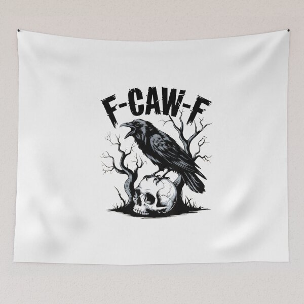 Item preview, F-Caw-F Raven Skull Gothic Halloween designed and sold by Gbriel3.