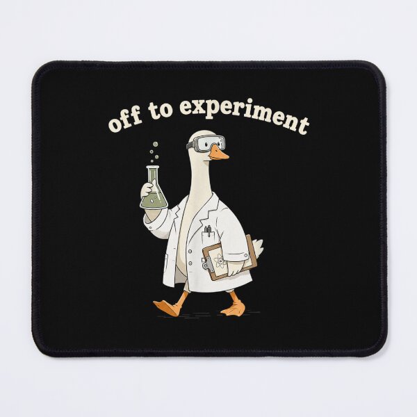 Item preview, Off To Experiment Cute Duck Scientist Chemistry Lab Coat STEM Funny Art designed and sold by NgumohaLanke.