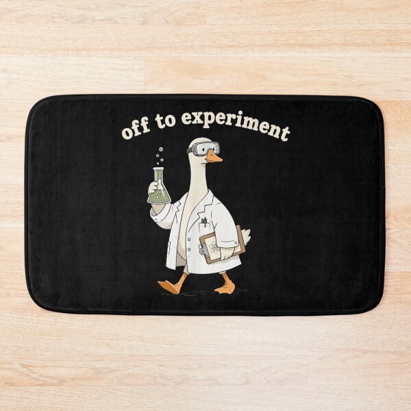 Item preview, Off To Experiment Cute Duck Scientist Chemistry Lab Coat STEM Funny Art designed and sold by NgumohaLanke.