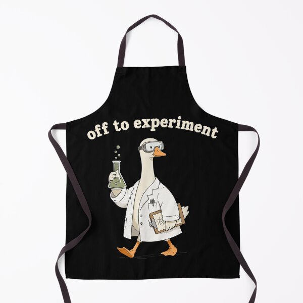 Item preview, Off To Experiment Cute Duck Scientist Chemistry Lab Coat STEM Funny Art designed and sold by NgumohaLanke.