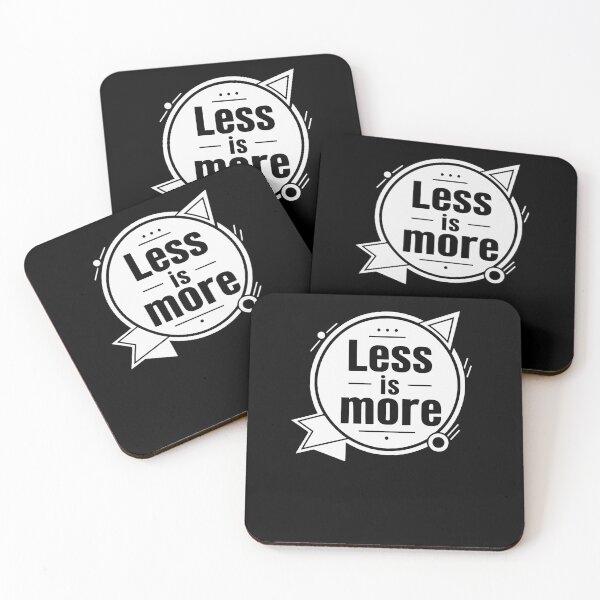 Item preview, Less is more Design designed and sold by FreshPixelArt.