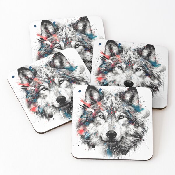 Item preview, Wildlife Wolf Face Stylized Majestic Ornate Aesthetic Art  designed and sold by DEC02.