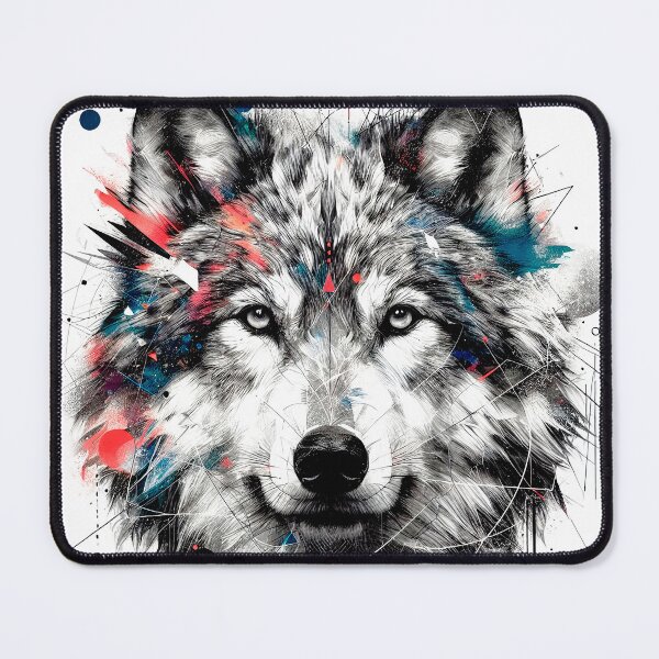 Item preview, Wildlife Wolf Face Stylized Majestic Ornate Aesthetic Art  designed and sold by DEC02.