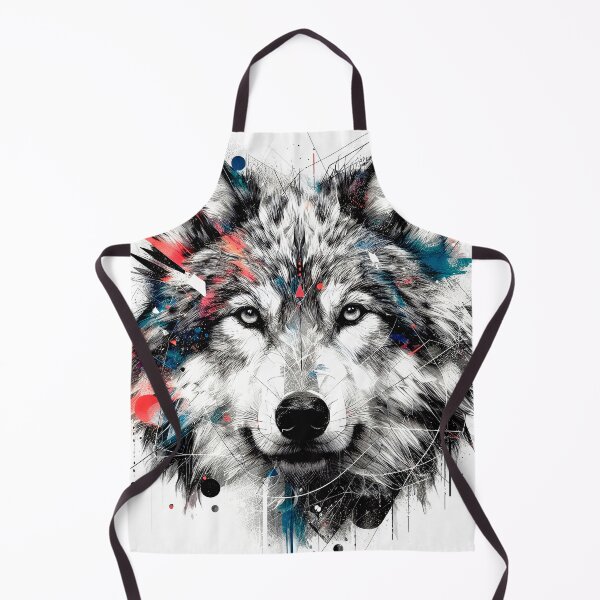 Item preview, Wildlife Wolf Face Stylized Majestic Ornate Aesthetic Art designed and sold by DEC02.