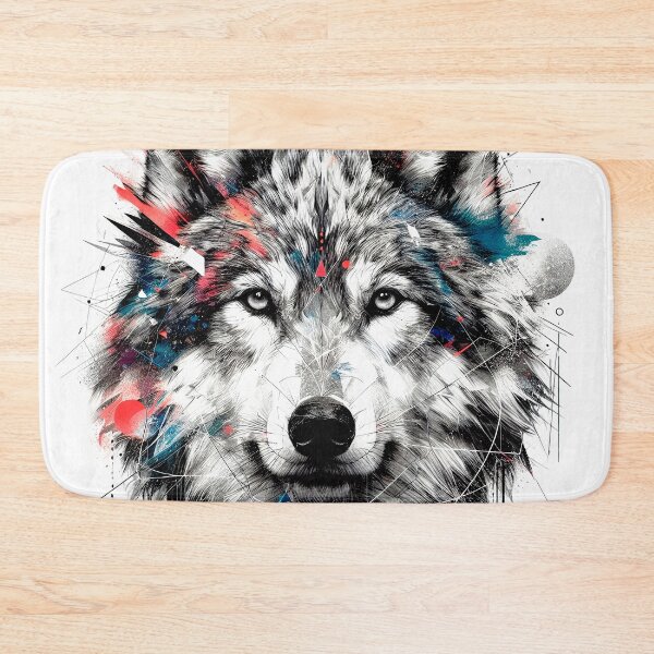 Item preview, Wildlife Wolf Face Stylized Majestic Ornate Aesthetic Art  designed and sold by DEC02.