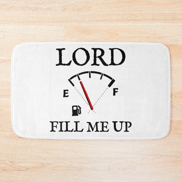 Item preview, Lord Fill Me Up Funny Christian Fuel Gauge Holy Spirit Tank Graphic designed and sold by NgumohaLanke.