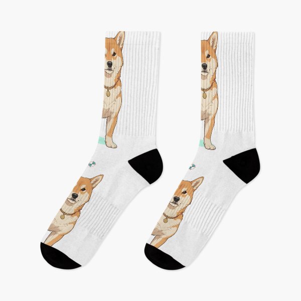Item preview, Noble Shiba Inu Dog Illustration designed and sold by Whimsy Trail Co.