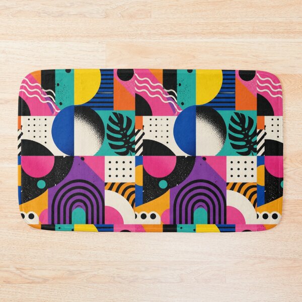 Item preview, Modern Abstract Geometric Pattern | Bold Colour Block Seamless Design designed and sold by My Gluten Free Life UK.