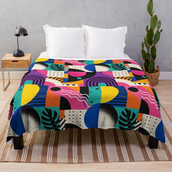 Item preview, Modern Abstract Geometric Pattern | Bold Colour Block Seamless Design designed and sold by My Gluten Free Life UK.
