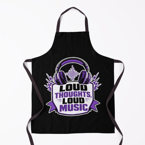 Item preview, Loud thoughts, loud music Design designed and sold by FreshPixelArt.