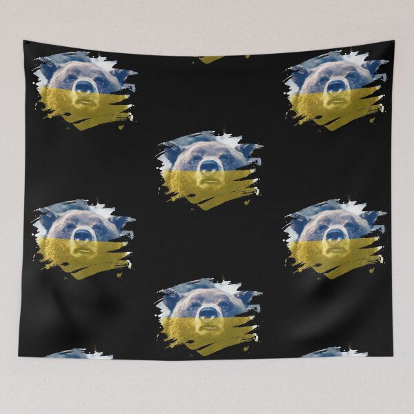 Item preview, Ukraine Flag & Bear - Ukrainian Pride Design designed and sold by ockshirts.