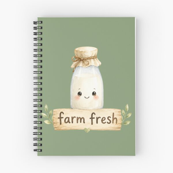 Item preview, Farm Fresh Milk designed and sold by Little Happy Things.