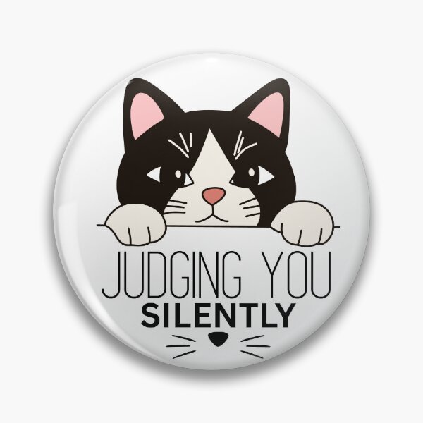 Item preview, Judging You Silently Funny Cat T-Shirt – Sarcastic Cat Lover Gift | Grumpy Cat Meme | Cute Feline Humor Graphic Tee designed and sold by TeehMeow.