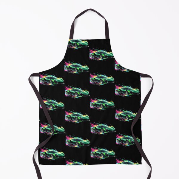Item preview, Neon Splatter Green Supercar - Organic Abstract Vector Art designed and sold by Nexus Space.