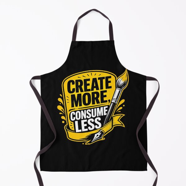 Item preview, Create more, consume less Design designed and sold by FreshPixelArt.