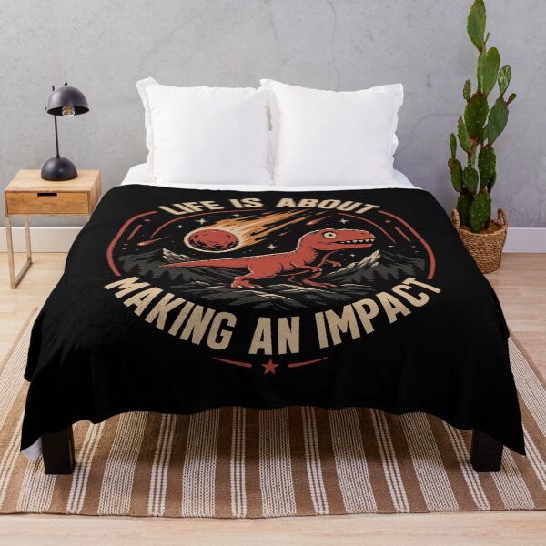 Item preview, Life Is About Making an Impact Dinosaur designed and sold by mraihan.