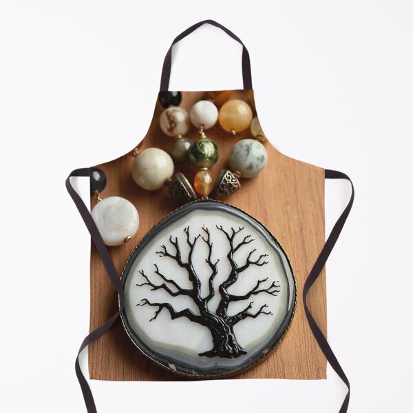 Item preview, Bohemian Tree of Life Beaded Necklace Design designed and sold by MFMart.