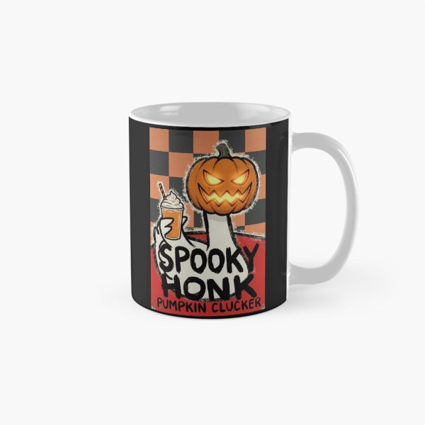 Item preview, Spooky Honk Pumpkin Goose Halloween Design Funny Pumpkin Clucker with Milkshake designed and sold by Syrupulse.