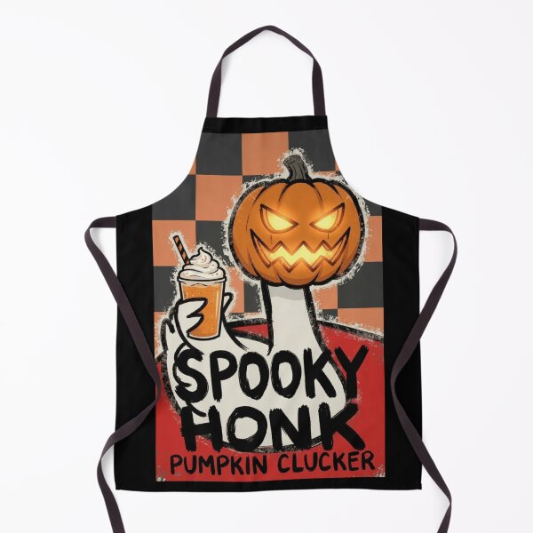 Item preview, Spooky Honk Pumpkin Goose Halloween Design Funny Pumpkin Clucker with Milkshake designed and sold by Syrupulse.
