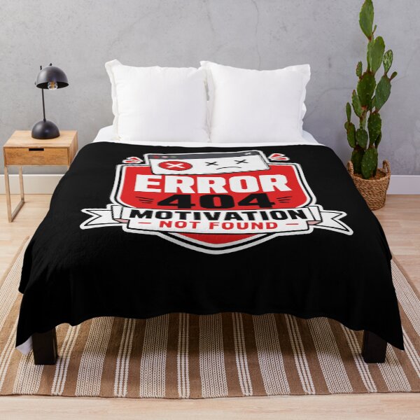 Item preview, Error 404: Motivation not found Design designed and sold by FreshPixelArt.