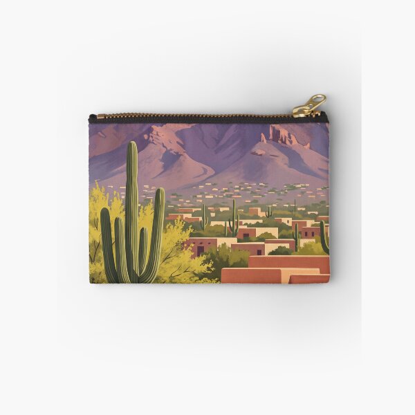 Item preview, Phoenix Arizona Vintage Travel Poster – Camelback Mountain & Sonoran Desert Art designed and sold by Bomax121.
