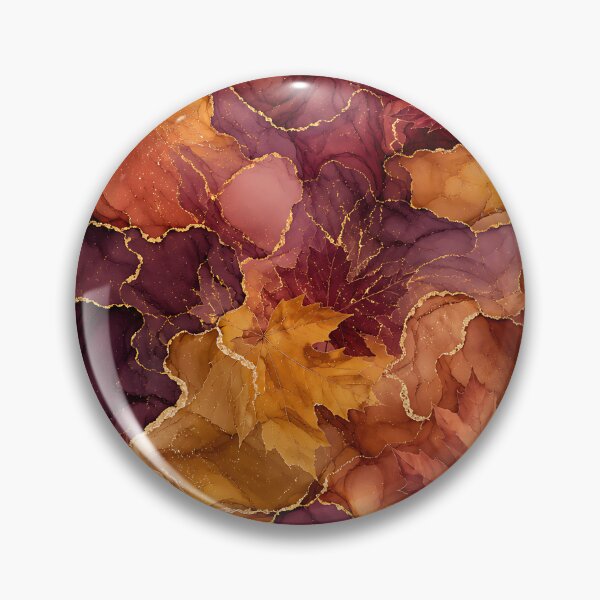 Item preview, Abstract Alcohol Ink Autumn Fluid Pattern designed and sold by Thai Vibe Studio.