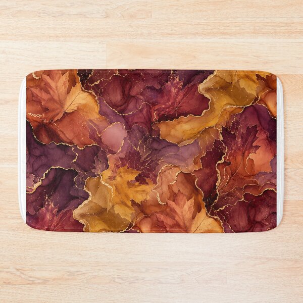 Item preview, Abstract Alcohol Ink Autumn Fluid Pattern designed and sold by Thai Vibe Studio.