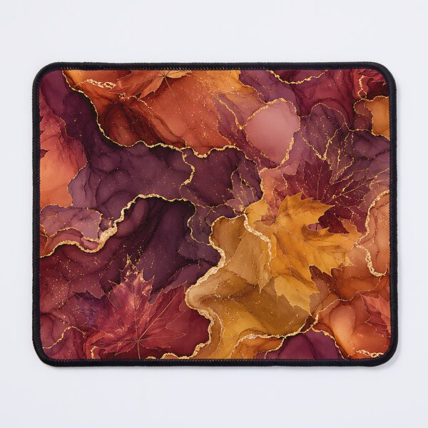 Item preview, Abstract Alcohol Ink Autumn Fluid Pattern designed and sold by Thai Vibe Studio.