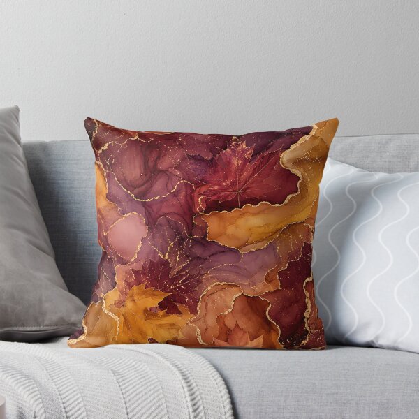 Item preview, Abstract Alcohol Ink Autumn Fluid Pattern designed and sold by Thai Vibe Studio.