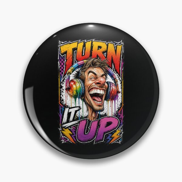 Item preview, Turn It Up | Loud Music Headphones Graphic | DJ & Music designed and sold by Wilcox PhotoArt.
