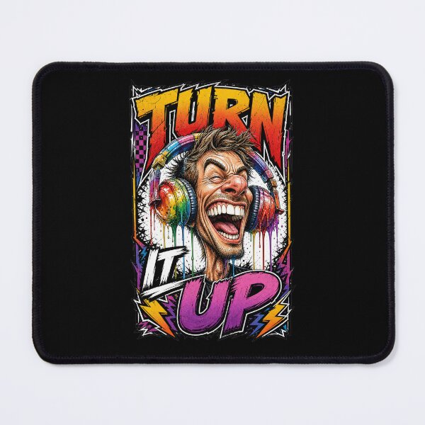 Item preview, Turn It Up | Loud Music Headphones Graphic | DJ & Music designed and sold by Wilcox PhotoArt.