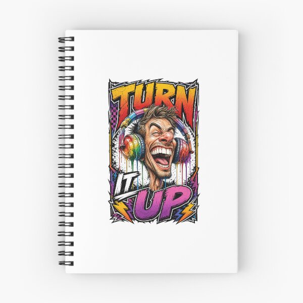 Item preview, Turn It Up | Loud Music Headphones Graphic | DJ & Music designed and sold by Wilcox PhotoArt.