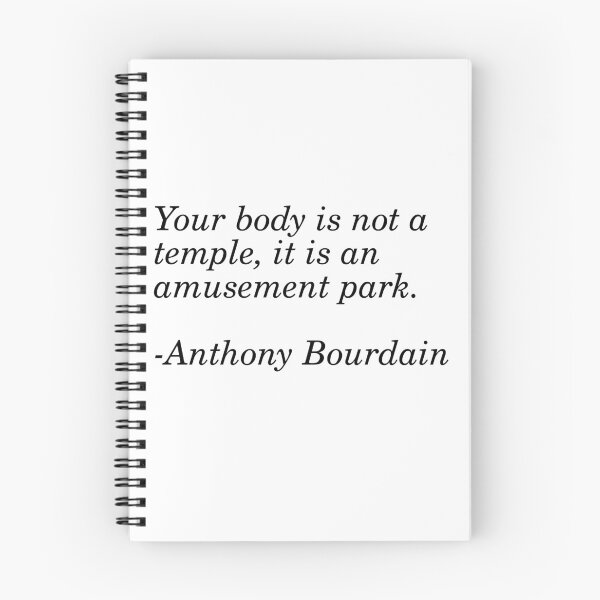 Item preview, Anthonty Bourdain Quote designed and sold by Fictional-Co.