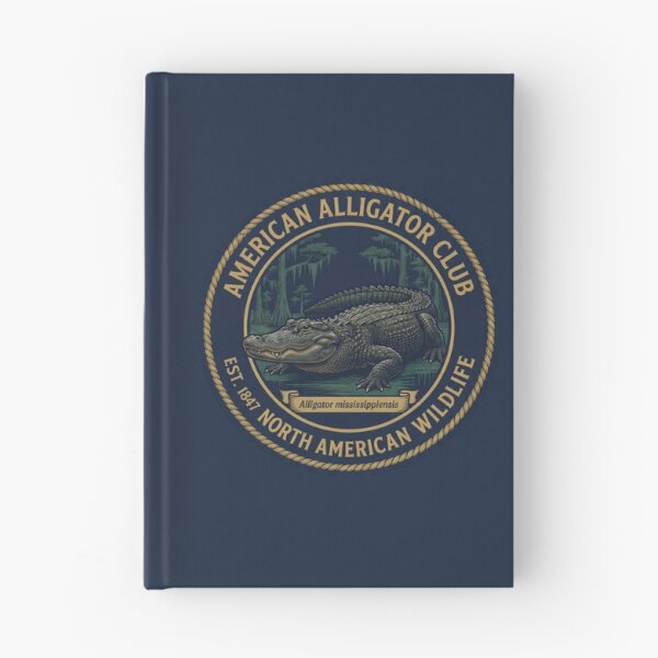 Item preview, American Alligator Club Badge North American Wildlife designed and sold by CalmCapy Co.