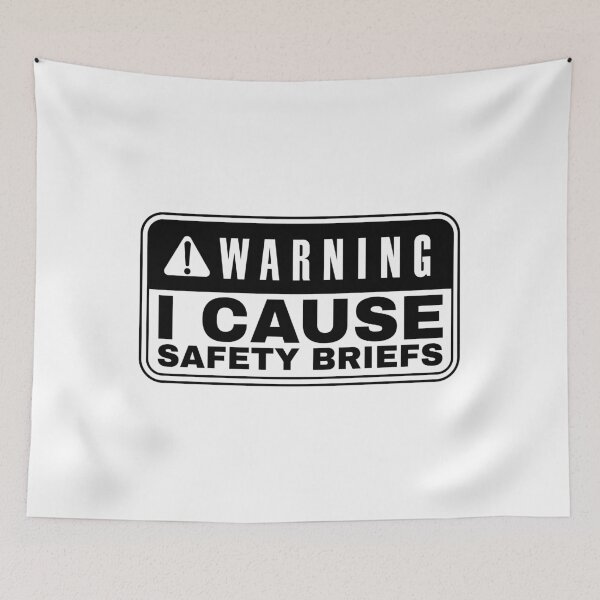 Item preview, Warning I Cause Safety Briefs designed and sold by Dondonmart.
