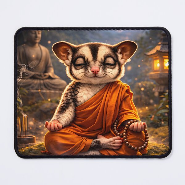 Item preview, Sugar Glider Monk – Suuuu Is the New Ommm designed and sold by OneStepFromArt.