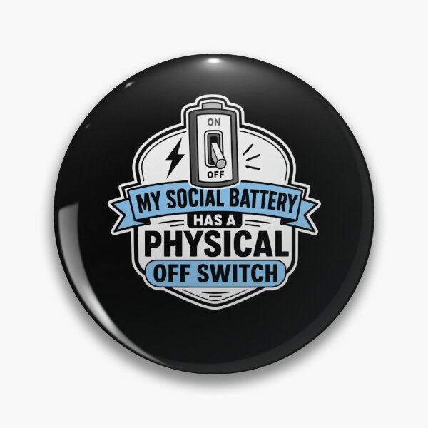 Item preview, Introvert Battery Design designed and sold by FreshPixelArt.