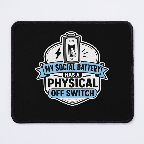 Item preview, Introvert Battery Design designed and sold by FreshPixelArt.
